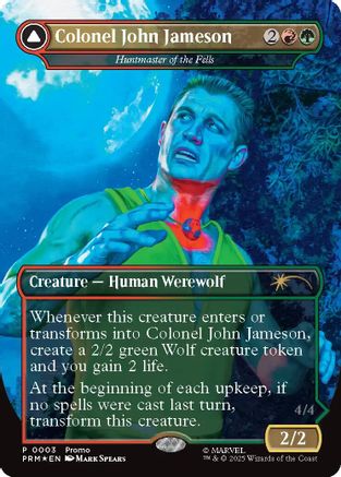 Colonel John Jameson - Huntmaster of the Fells (Borderless) (MEDIA-003) (Foil)