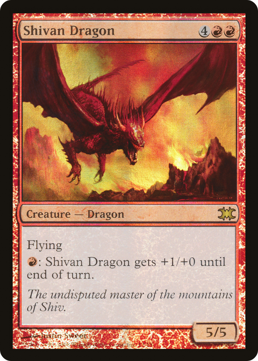 Shivan Dragon (DRB-013) (Foil)