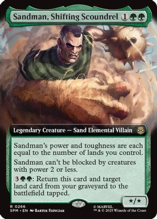 Sandman, Shifting Scoundrel (Extended Art) (SPM-266) (Foil)