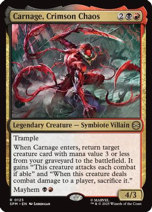 Carnage, Crimson Chaos (SPM-125)