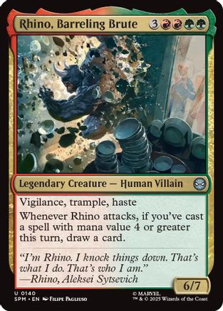 Rhino, Barreling Brute (SPM-140) (Foil)