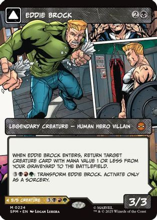 Eddie Brock (0224) (Borderless) (SPM-224) (Foil)