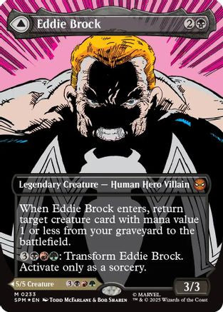 Eddie Brock (0233) (Borderless) (SPM-233) (Foil)