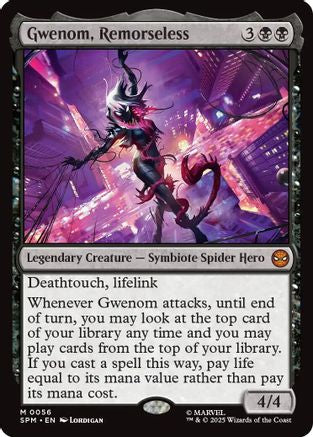 Gwenom, Remorseless (SPM-056) (Foil)