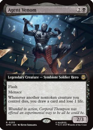 Agent Venom (Extended Art) (SPM-255) (Foil)