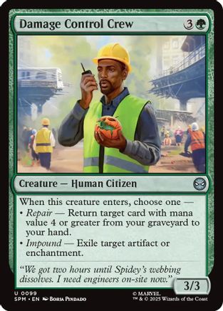 Damage Control Crew (SPM-099) (Foil)