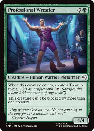 Professional Wrestler (SPM-110) (Foil)
