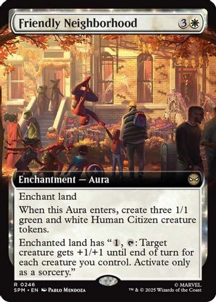 Friendly Neighborhood (Extended Art) (SPM-246) (Foil)