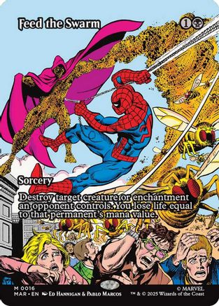 Feed the Swarm (Borderless) (MAR-016) (Foil)