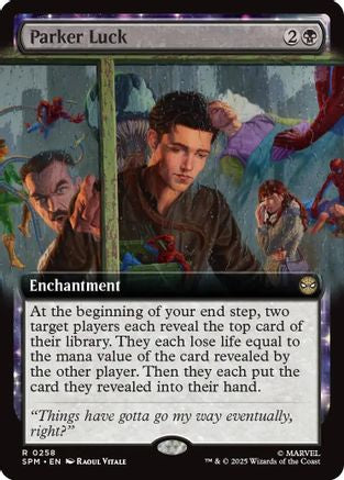 Parker Luck (Extended Art) (SPM-258) (Foil)
