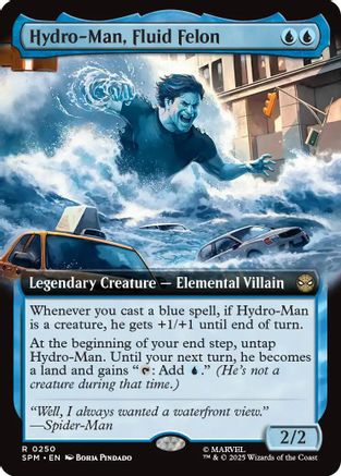 Hydro-Man, Fluid Felon (Extended Art) (SPM-250)