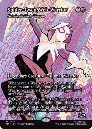 Spider-Gwen, Web-Warrior - Najeela, the Blade-Blossom (MAR-024) (Foil)