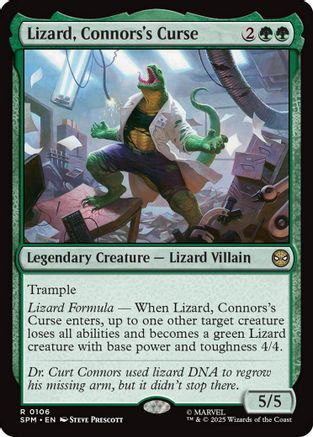 Lizard, Connors's Curse (SPM-106) (Foil)
