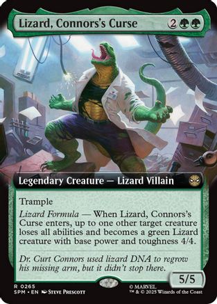 Lizard, Connors's Curse (Extended Art) (SPM-265)