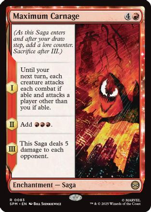 Maximum Carnage (SPM-083) (Foil)