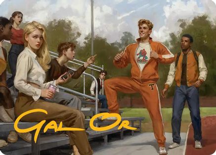 Flash Thompson, Spider-Fan Art Card (Gold-Stamped Signature) (AASPM-001)