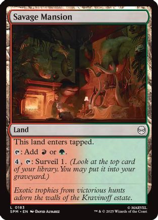 Savage Mansion (SPM-183) (Foil)