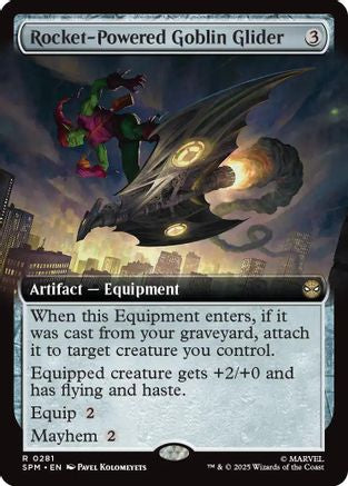 Rocket-Powered Goblin Glider (Extended Art) (SPM-281) (Foil)