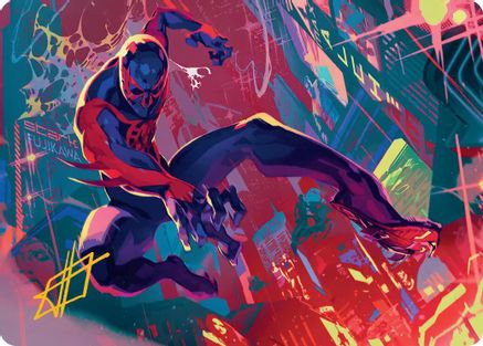 Spider-Man 2099 Art Card (Gold-Stamped Signature) (AASPM-030)