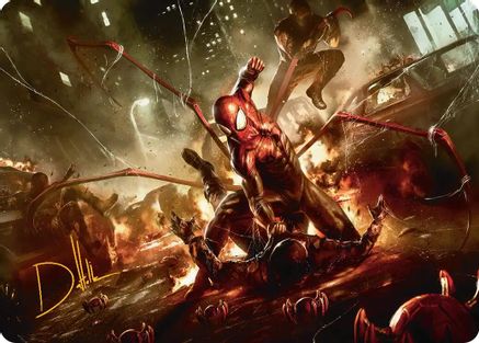 Superior Spider-Man Art Card (Gold-Stamped Signature) (AASPM-032)