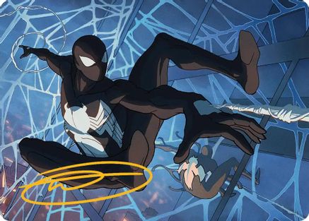 Symbiote Spider-Man Art Card (Gold-Stamped Signature) (AASPM-040)
