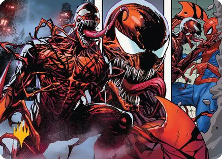 Carnage, Crimson Chaos Art Card (Gold-Stamped Planeswalker Symbol) (AASPM-047)