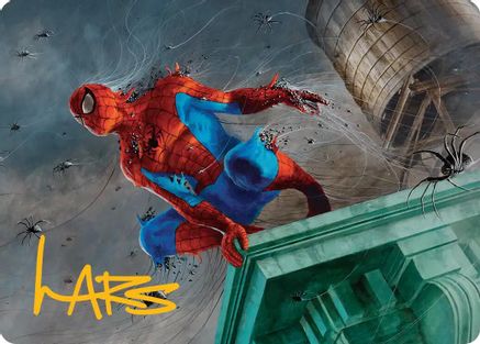 Spiders-Man, Heroic Horde Art Card (Gold-Stamped Signature) (AASPM-021)