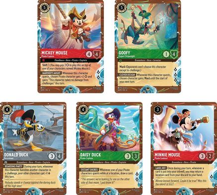 Disney Cruise Promos (Set of 5) (DLPC-) (Holofoil)
