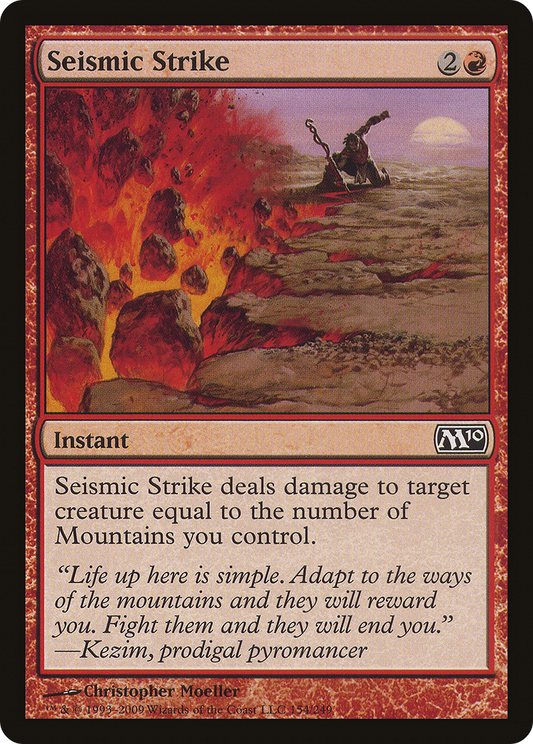 Seismic Strike (M10-154) (Foil)