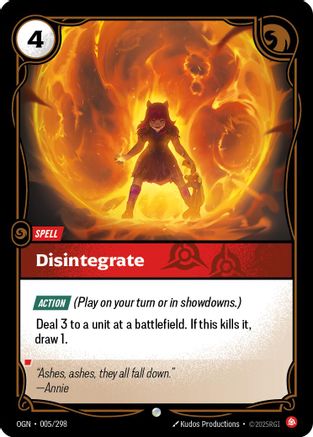 Disintegrate (OGN-005)