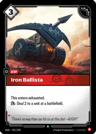 Iron Ballista (OGN-017) (Foil)