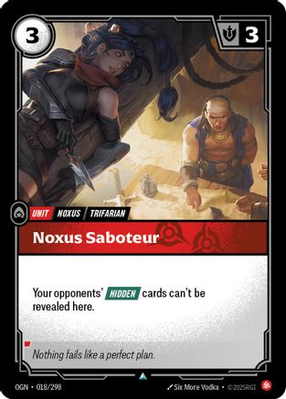 Noxus Saboteur (OGN-018) (Foil)