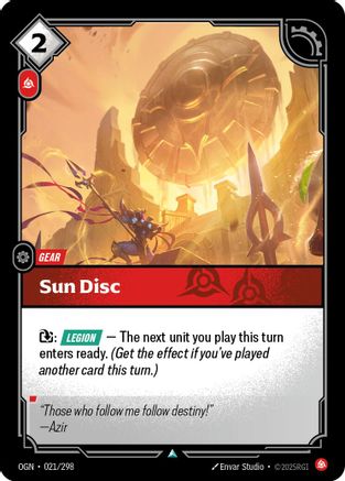 Sun Disc (OGN-021) (Foil)