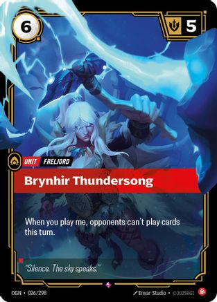 Brynhir Thundersong (OGN-026) (Foil)