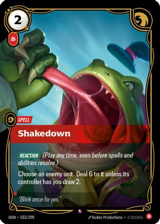 Shakedown (OGN-033) (Foil)