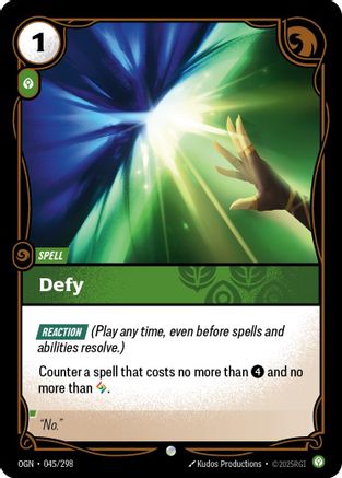 Defy (OGN-045) (Foil)