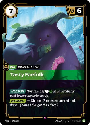 Tasty Faefolk (OGN-075) (Foil)