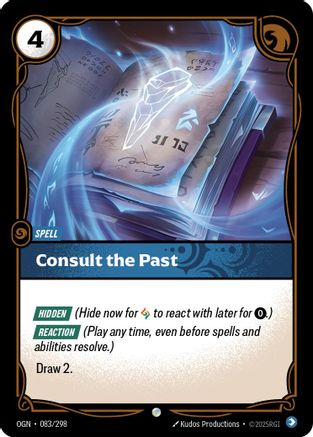 Consult the Past (OGN-083) (Foil)