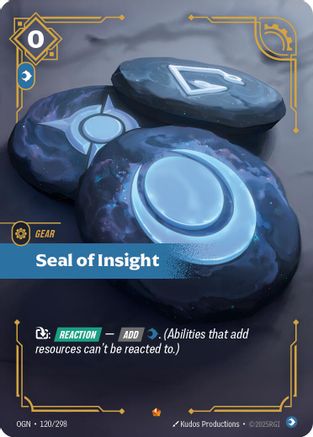 Seal of Insight (OGN-120) (Foil)