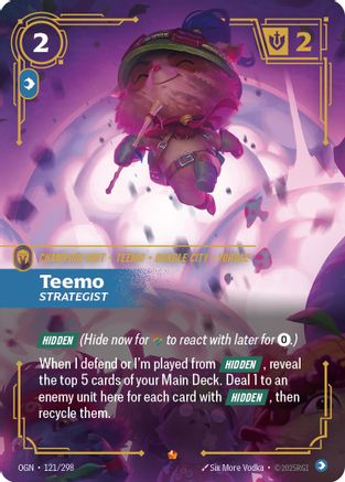 Teemo - Strategist (OGN-121) (Foil)