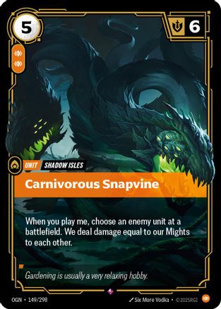 Carnivorous Snapvine (OGN-149) (Foil)