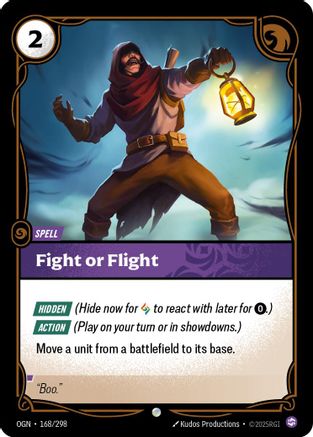 Fight or Flight (OGN-168) (Foil)