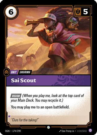 Sai Scout (OGN-174) (Foil)