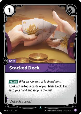 Stacked Deck (OGN-183) (Foil)