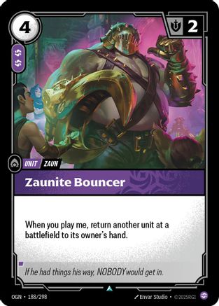 Zaunite Bouncer (OGN-188) (Foil)