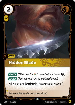 Hidden Blade (OGN-213)
