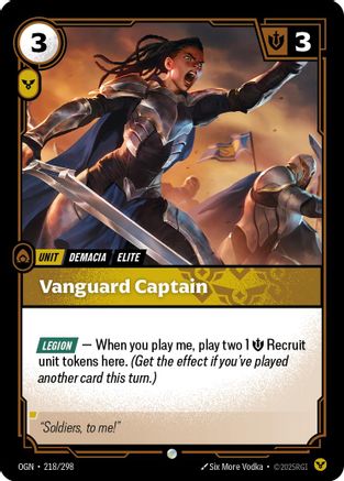 Vanguard Captain (OGN-218) (Foil)