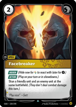 Facebreaker (OGN-220) (Foil)