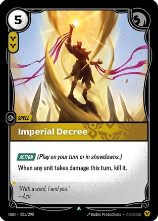 Imperial Decree (OGN-221) (Foil)