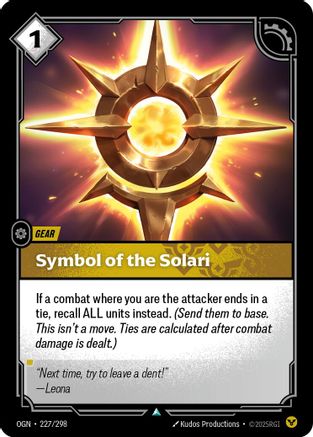 Symbol of the Solari (OGN-227) (Foil)